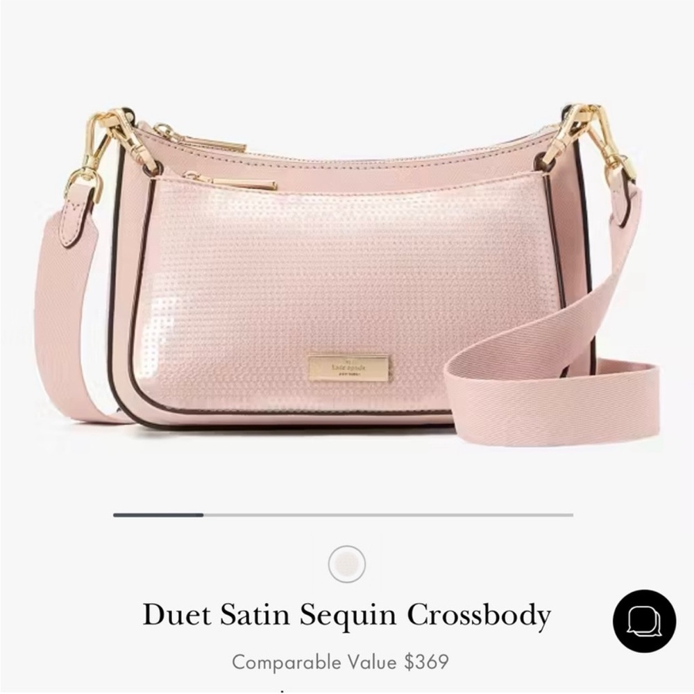 NWT Kate Spade Sequin Double Bag